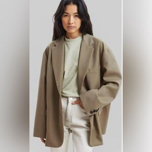 The Frankie Shop Oversized Boyfriend Blazer